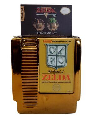 Nintendo NES The Legend of Zelda Pen & Plant Pot